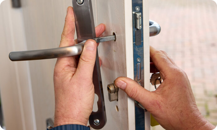 Secure door handles fitted in Rotherham